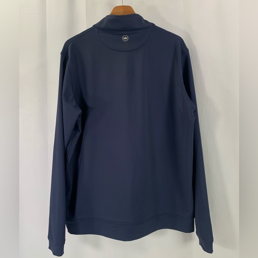 Peter Millar Navy Quarter-Zip Pullover - Picture 2 of 15